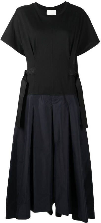 3.1 Phillip Lim T-shirtjurk met ceintuur Zwart