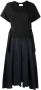 3.1 Phillip Lim T-shirtjurk met ceintuur Zwart - Thumbnail 1