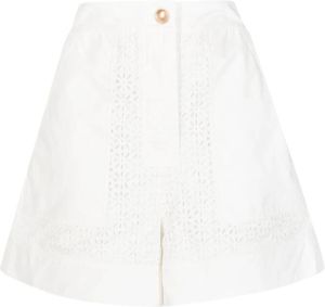 3.1 Phillip Lim Broderie anglaise shorts Wit