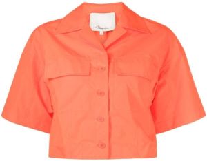 3.1 Phillip Lim Cropped blouse Oranje