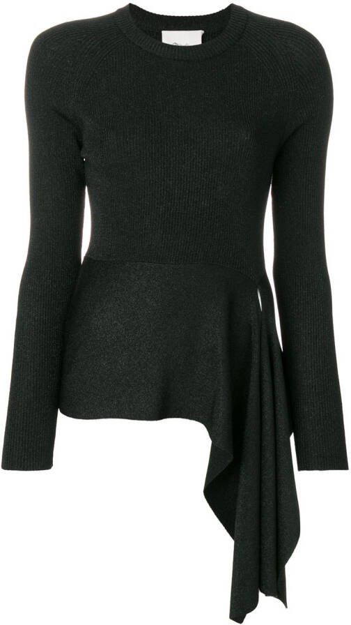 3.1 Phillip Lim Geribbelde trui Zwart