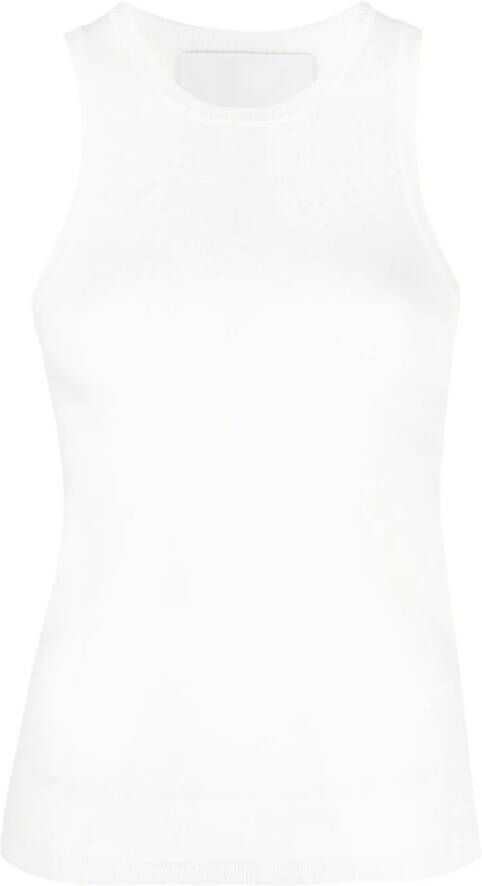 3.1 Phillip Lim Hemd met diepe ronde hals Wit