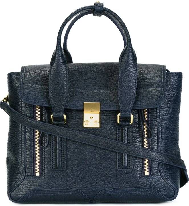 3.1 Phillip Lim medium Pashli schooltas Blauw
