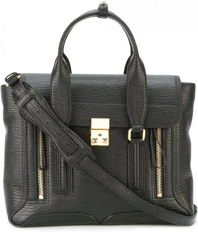 3.1 Phillip Lim Middelgrote Pashli tas Zwart