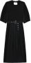 3.1 Phillip Lim Midi-jurk met ceintuur Zwart - Thumbnail 1