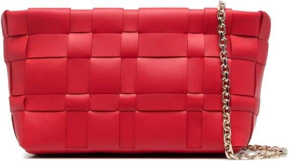 3.1 Phillip Lim Odita leren clutch Rood