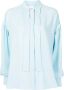 3.1 Phillip Lim pussybow satin shirt Blauw - Thumbnail 1