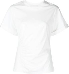 3.1 Phillip Lim T-shirt met gesmockt detail Wit