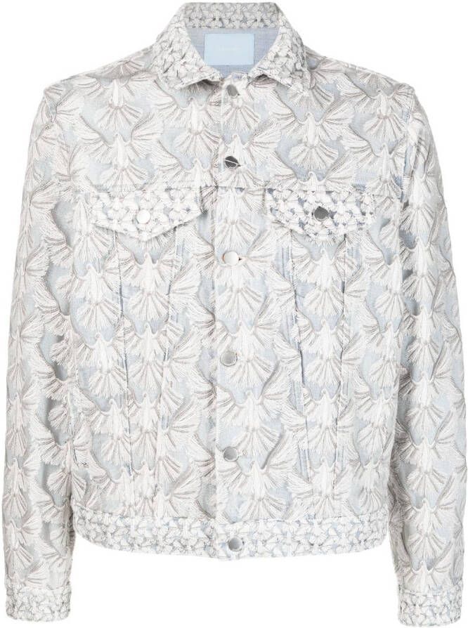 3PARADIS Denim jack Blauw