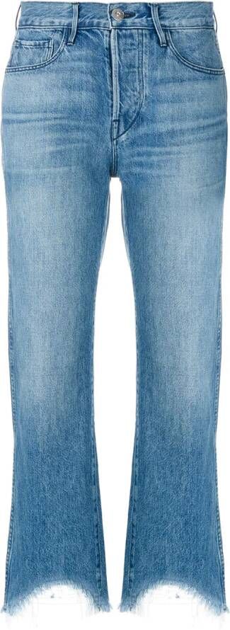 3x1 Austin cropped jeans Blauw