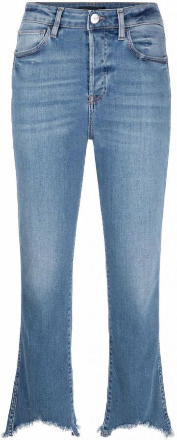 3x1 Cropped jeans Blauw