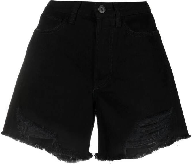 3x1 Denim shorts Zwart