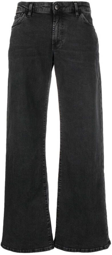 3x1 High waist jeans Zwart