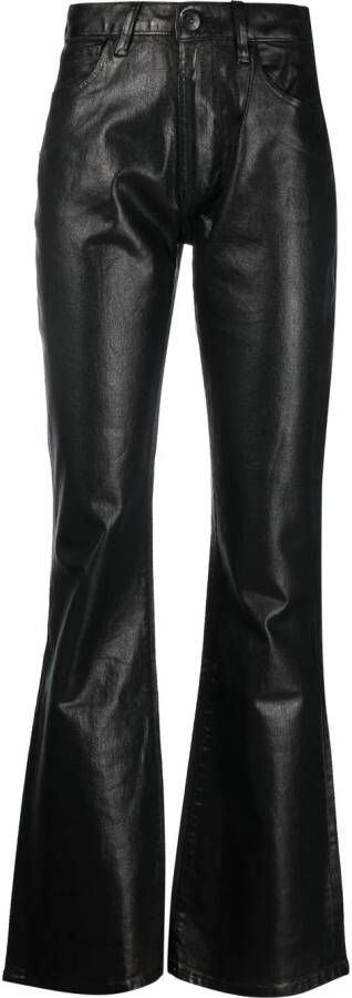 3x1 Flared broek Zwart