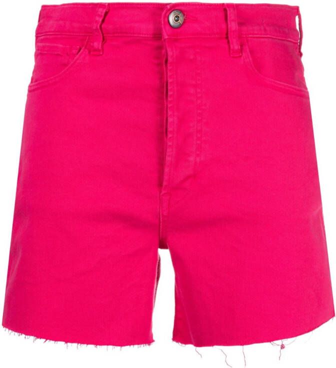 3x1 High waist shorts Roze