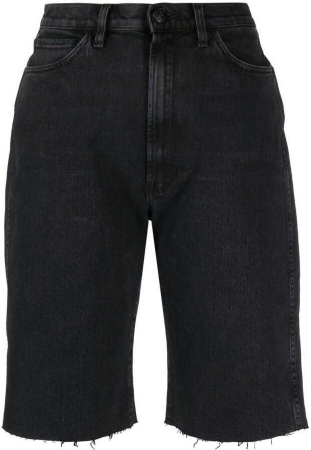 3x1 High waist shorts Zwart
