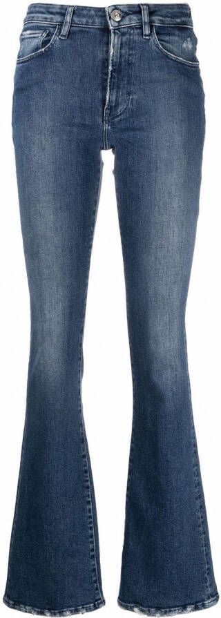 3x1 Jeans met flared cuffs Blauw
