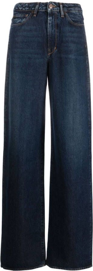 3x1 Jeans met wijde pijpen Blauw