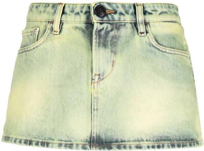 3x1 Denim mini-rok Groen