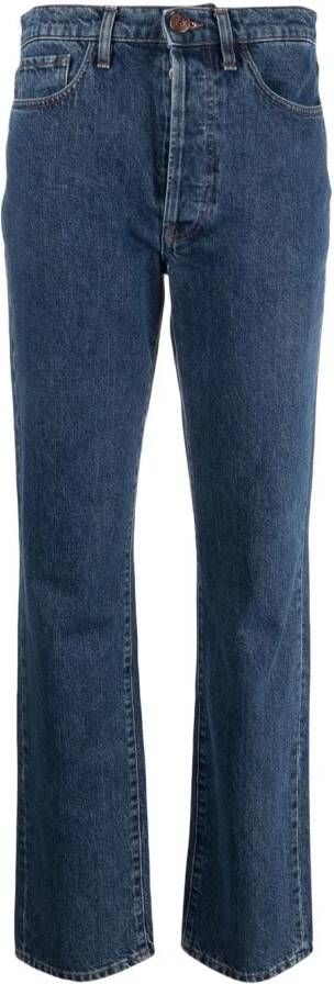 3x1 Straight jeans Blauw