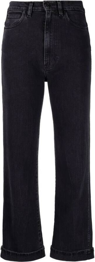 3x1 Straight jeans Zwart