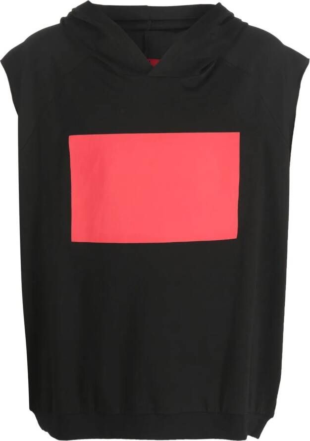 424 Jersey hoodie Zwart