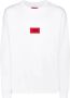 424 Sweater met logopatch Wit - Thumbnail 1