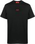 424 T-shirt met geborduurd logo Zwart - Thumbnail 1