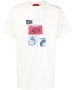 424 T-shirt met logoprint Beige - Thumbnail 1