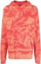 424 Hoodie met tie-dye print Rood - Thumbnail 1