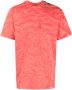 424 T-shirt met tie-dye print Oranje - Thumbnail 1
