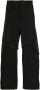 44 LABEL GROUP Broek met cargo zak Zwart - Thumbnail 1