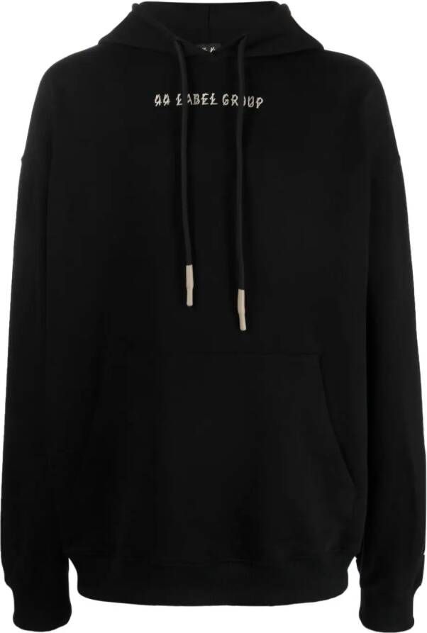 44 LABEL GROUP Hoodie met print Zwart