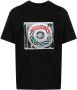 44 LABEL GROUP T-shirt met print Zwart - Thumbnail 1