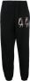 44 LABEL GROUP Trainingsbroek met logoprint Zwart - Thumbnail 1