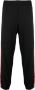 44 LABEL GROUP Trainingsbroek met logostreep Zwart - Thumbnail 1