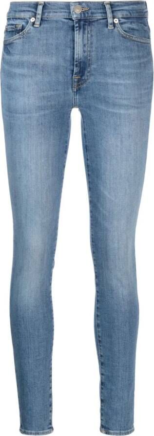 7 For All Mankind Skinny jeans Blauw