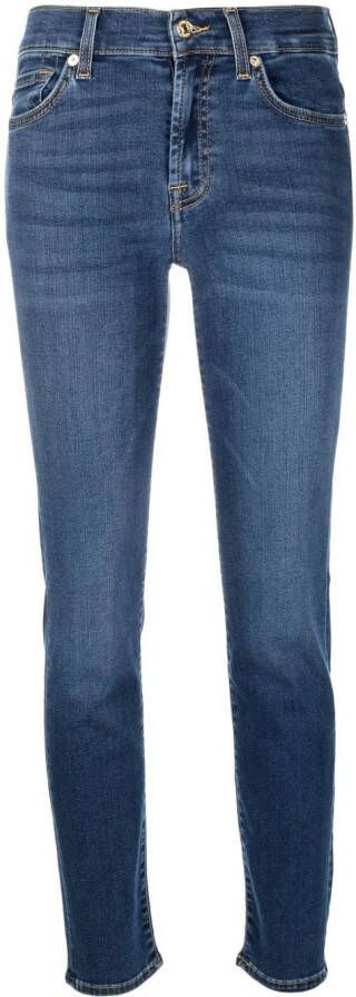 7 For All Mankind Skinny jeans Blauw