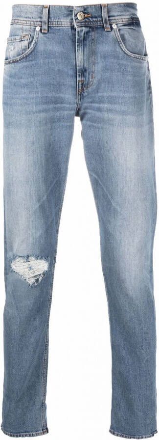 7 For All Mankind Straight jeans Blauw