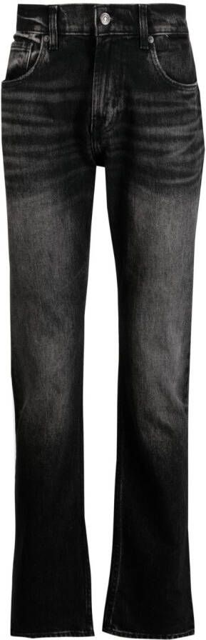 7 For All Mankind Straight jeans Zwart