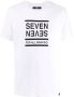 7 For All Mankind T-shirt met logoprint Wit - Thumbnail 1