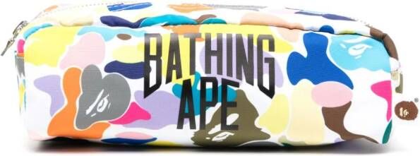 A BATHING APE Buidel met grafische print Veelkleurig