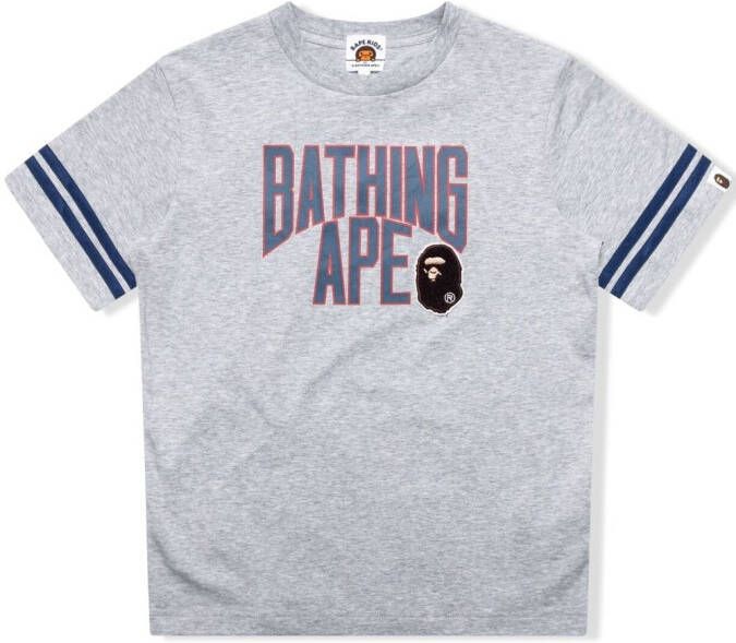 A BATHING APE T-shirt met patch Grijs