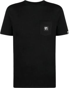 A BATHING APE T-shirt met logopatch Zwart