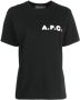 A BATHING APE T-shirt met logoprint Zwart - Thumbnail 1