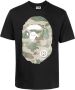 A BATHING APE T-shirt met print Zwart - Thumbnail 1
