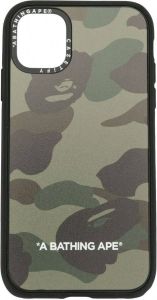 A BATHING APE iPhone 11 hoesje met camouflageprint Groen