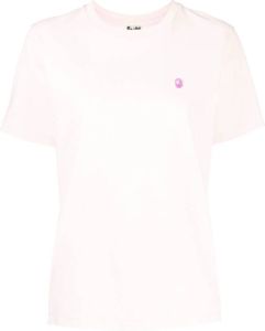 A BATHING APE T-shirt met geborduurd logo Roze