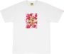 A BATHING APE x Anti Social Club T-shirt met camouflageprint Wit - Thumbnail 1