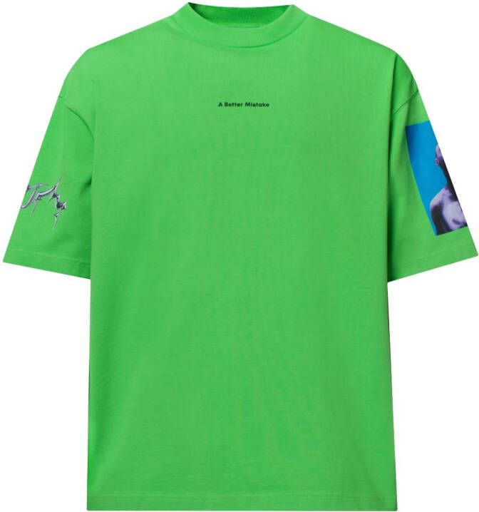 A BETTER MISTAKE Oversized T-shirt Groen